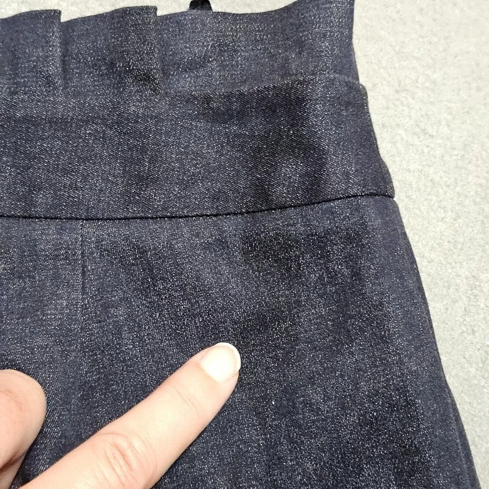 Kate Spade Shorts Women's Sz 2 Dark Blue Denim Stretch Button Accent Pockets‎